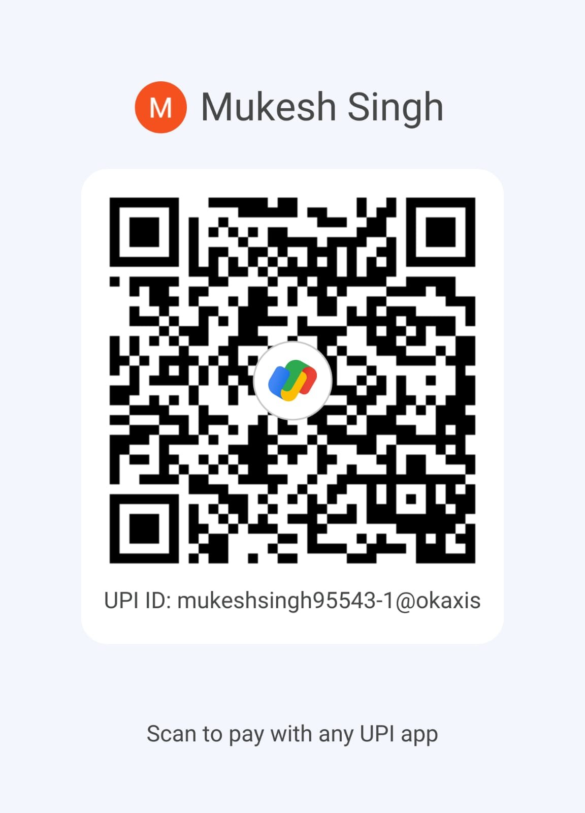 QR Code for Donation